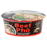 Instant BEEF Pho Pholicious, Vietnamese Rice Noodle Soup, 4 pack / 3.6 Ounce Bowls, Ramen